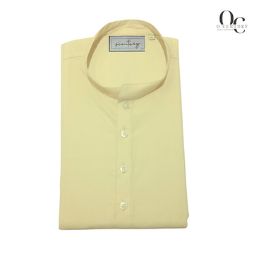 Light Khaki Textured Long Kurta for Men