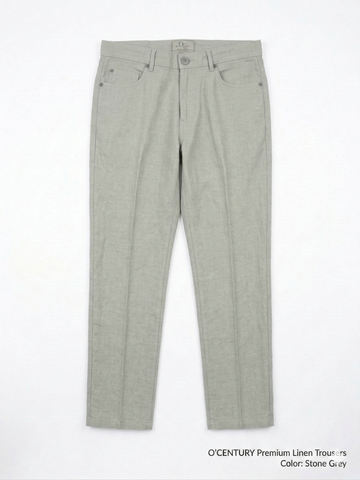 Men 100% Linen Trouser