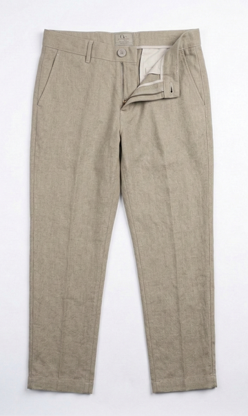 Men 100% Linen Trouser