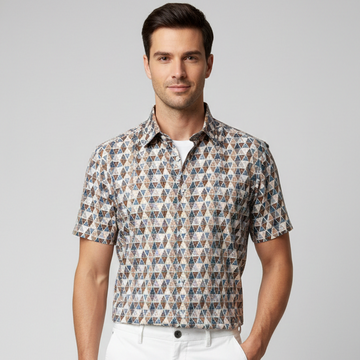 Half-sleeve shirt (printed)