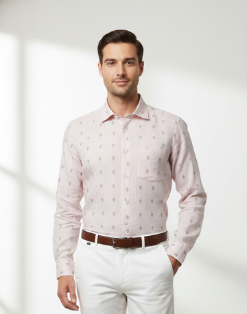 Men 100% LINEN Full Sleeve Shirt