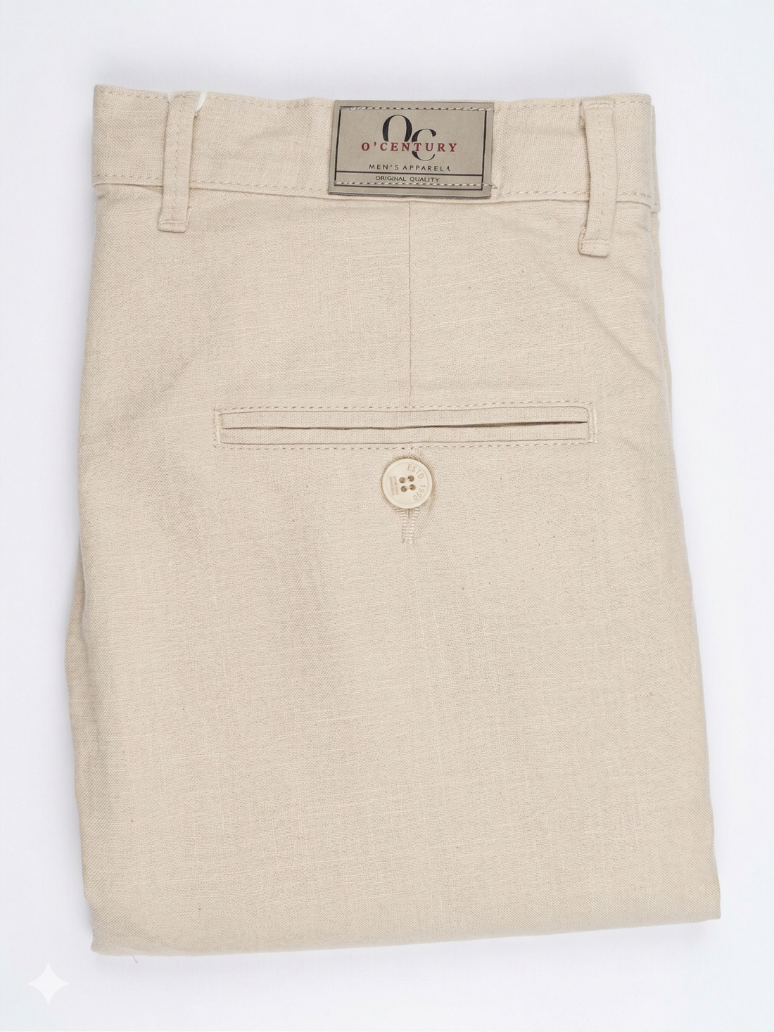Men 100% Linen Trouser