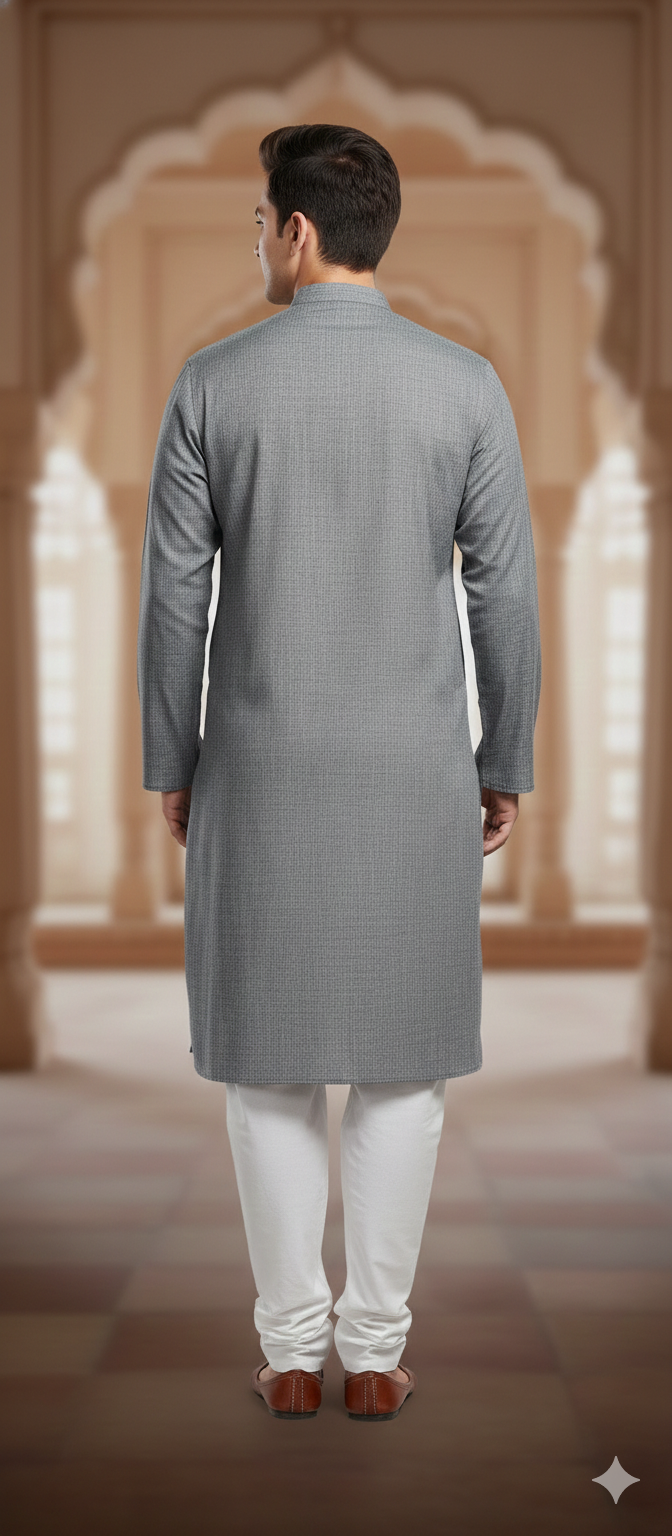 men 100% Cotton Plain kurta