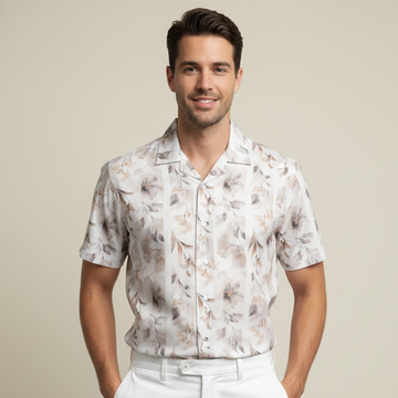 Men 100% Cotton Half Sleeve Shirt (Printed)
