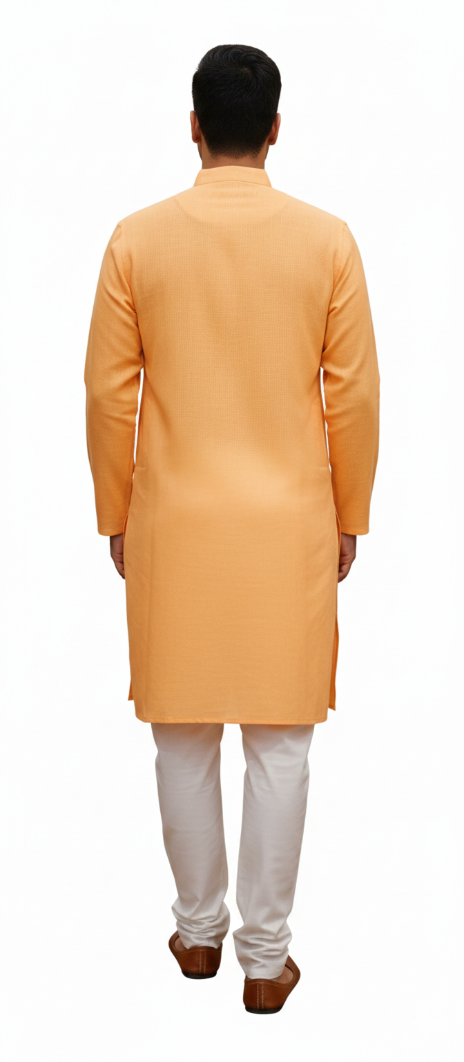 Men 100% Cotton Plain kurta