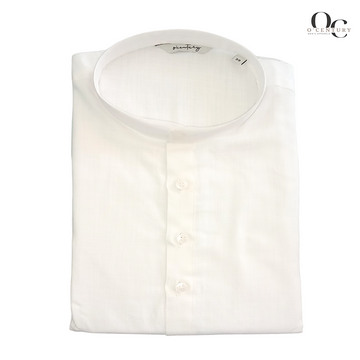 Men's Classic Plain Long Kurta in Pure White: A Touch of Refined Elegance