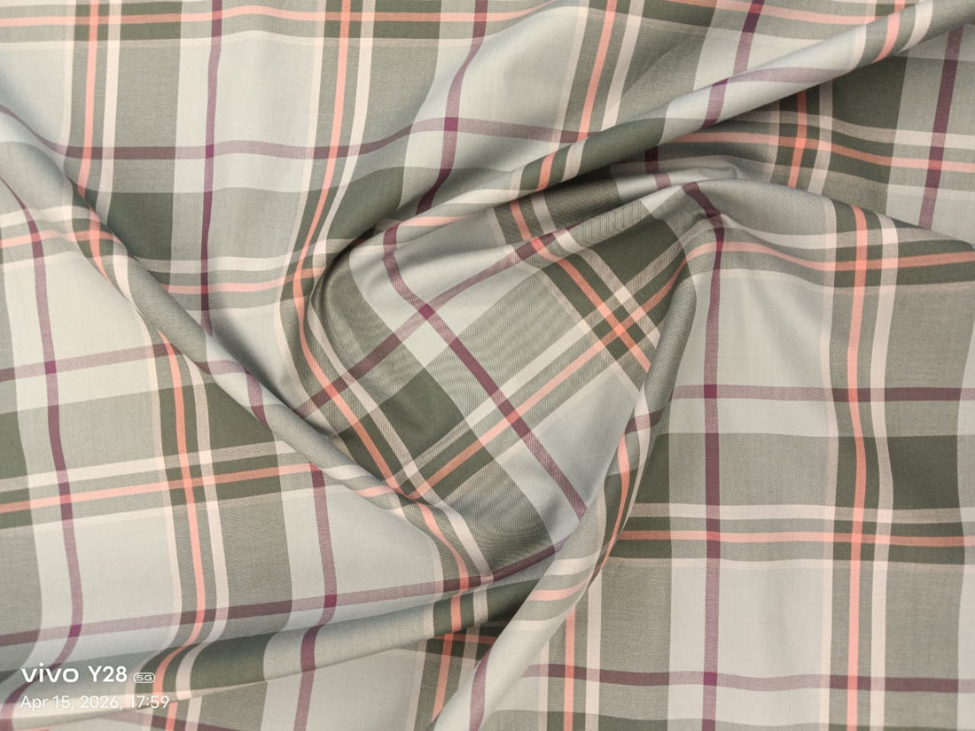 The Ultimate Premium Giza Cotton Shirting (CHEKRED)