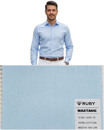 Ruby Vien 100% Premium Cotton | Fill A Fill (Oxford Look)